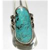 Image 2 : Native American Ring Size 9 Sterling Silver Kingman