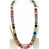 Image 1 : Navajo Tommy Singer Purple Spiny Heishi Necklace