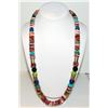 Image 2 : Navajo Tommy Singer Purple Spiny Heishi Necklace