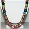 Image 5 : Navajo Tommy Singer Purple Spiny Heishi Necklace