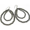 Image 1 : Navajo Pearls Earrings Sterling Silver Native American