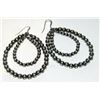 Image 2 : Navajo Pearls Earrings Sterling Silver Native American