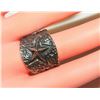 Image 3 : Navajo Tufa Cast Star Ring Sz 10 Kevin Yazzie Native