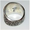 Image 5 : Navajo Tufa Cast Star Ring Sz 10 Kevin Yazzie Native