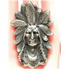 Image 2 : Native American Indian Chief Ring Sz 8 Tufa Cast