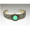 Image 2 : Navajo Royston Turquoise Sterling Hand Etched Stacker