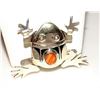 Image 2 : Navajo Frog Pendant Sterling Orange Spiny Bennie Ration