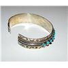 Image 3 : Zuni Sterling Sleeping Beauty Mine Snake Eye Turquoise