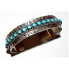 Image 4 : Zuni Sterling Sleeping Beauty Mine Snake Eye Turquoise