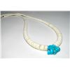 Image 5 : Santo Domingo Heishi Necklace Lupe Lovato White Shell