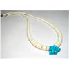 Image 6 : Santo Domingo Heishi Necklace Lupe Lovato White Shell