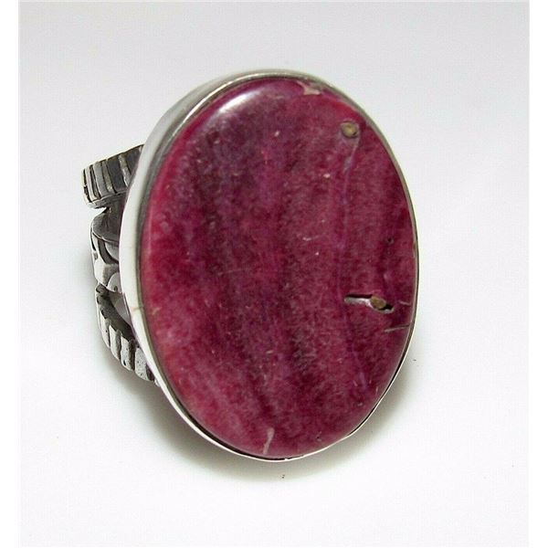 Native American Purple Spiny Ring Sz 8 San Felipe
