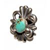 Image 2 : Navajo Sand Cast Ring Size 8 Royston Turquoise Sterling