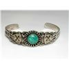 Image 3 : Fred Harvey Era Bracelet Navajo Sterling Turquoise