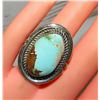 Image 5 : Navajo Royston Turquoise Ring Sz 6 Sterling Silver