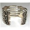 Image 3 : VTG 925 Taxco Mexico Sterling Cuff Bracelet SM Hallmark