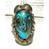 Image 1 : Huge Native American Turquoise Ring Size 8 Ithaca Peak