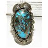 Image 3 : Huge Native American Turquoise Ring Size 8 Ithaca Peak