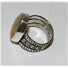 Image 3 : Native American Bumblebee Jasper Ring Sz 10 Signed