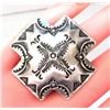Image 4 : Navajo Vince Platero Concho Cross Adjustable Ring