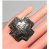 Image 8 : Navajo Vince Platero Concho Cross Adjustable Ring