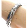Image 4 : Navajo Bangle Bracelet Sterling Silver Native American