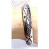 Image 5 : Navajo Bangle Bracelet Sterling Silver Native American