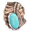 Image 1 : Navajo Indian Chief Ring Size 9 Sterling Silver