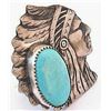 Image 2 : Navajo Indian Chief Ring Size 9 Sterling Silver