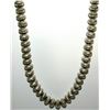 Image 9 : Navajo Pearls Necklace & Earrings Set Sterling Stamped