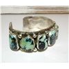 Image 4 : Navajo Adam Fierro Apache Variscite Sterling Cuff