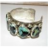 Image 5 : Navajo Adam Fierro Apache Variscite Sterling Cuff