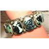 Image 7 : Navajo Adam Fierro Apache Variscite Sterling Cuff