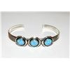 Image 1 : Navajo Opal Bracelet Stacker Sterling Silver Cuff