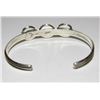 Image 3 : Navajo Opal Bracelet Stacker Sterling Silver Cuff