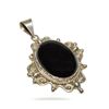 Image 2 : VTG 925 Sterling Silver Taxco Mexico LARGE Black Onyx