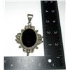 Image 4 : VTG 925 Sterling Silver Taxco Mexico LARGE Black Onyx