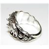 Image 4 : Navajo Sterling Wolf Ring Size 11 R. Begay Native