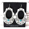 Image 2 : Navajo Tommy Singer Earrings Sterling Silver Turquoise