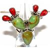 Image 1 : Navajo Prickly Pear Cactus Ring Size 7 Sterling Silver