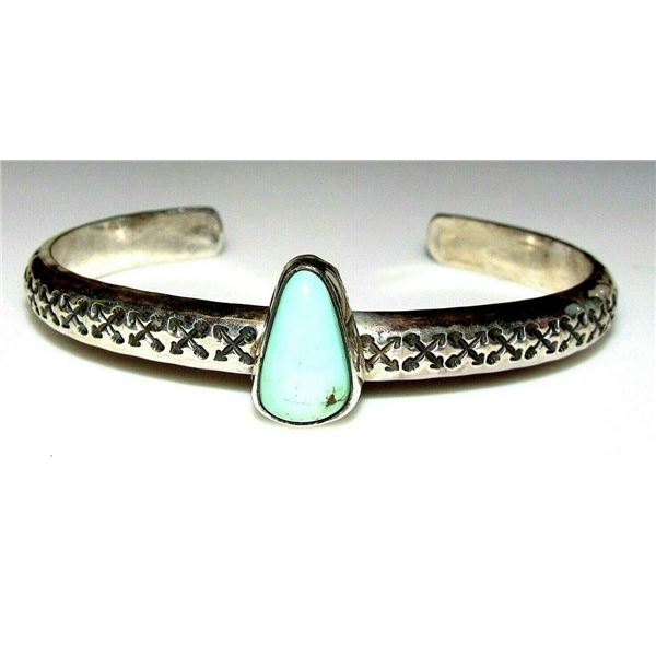 Navajo SUNSHINE REEVES Hand Stamped Ingot Arrows Carico