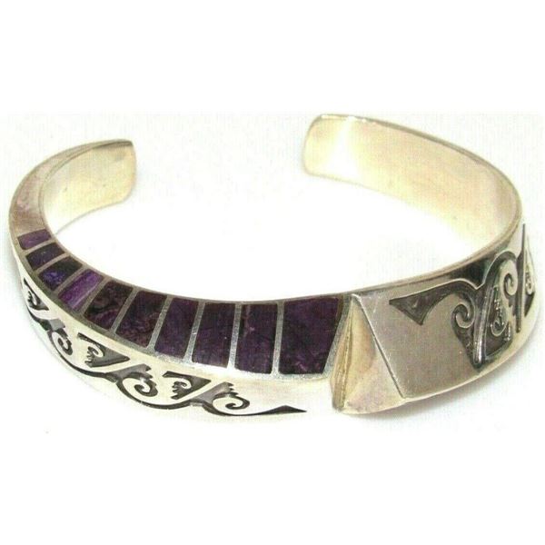 NAVAJO LONN PARKER Cuff Bracelet Sterling Silver