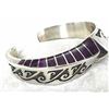 Image 2 : NAVAJO LONN PARKER Cuff Bracelet Sterling Silver