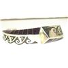 Image 3 : NAVAJO LONN PARKER Cuff Bracelet Sterling Silver