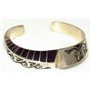 Image 4 : NAVAJO LONN PARKER Cuff Bracelet Sterling Silver
