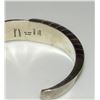 Image 6 : NAVAJO LONN PARKER Cuff Bracelet Sterling Silver