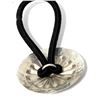 Image 3 : Navajo Concho Hair Tie Sterling Silver Silver Native
