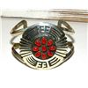 Image 2 : Massive Navajo Coral Cluster Bracelet Sterling Silver