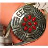 Image 4 : Massive Navajo Coral Cluster Bracelet Sterling Silver