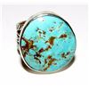 Image 2 : Native American Ring Sz 10 Royston Turquoise San Felipe